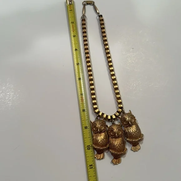 Vintage Dionne Owl Necklace - Picture 5 of 5
